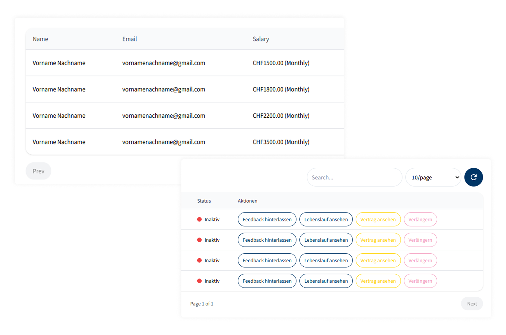 Contract workflow in OsyApp